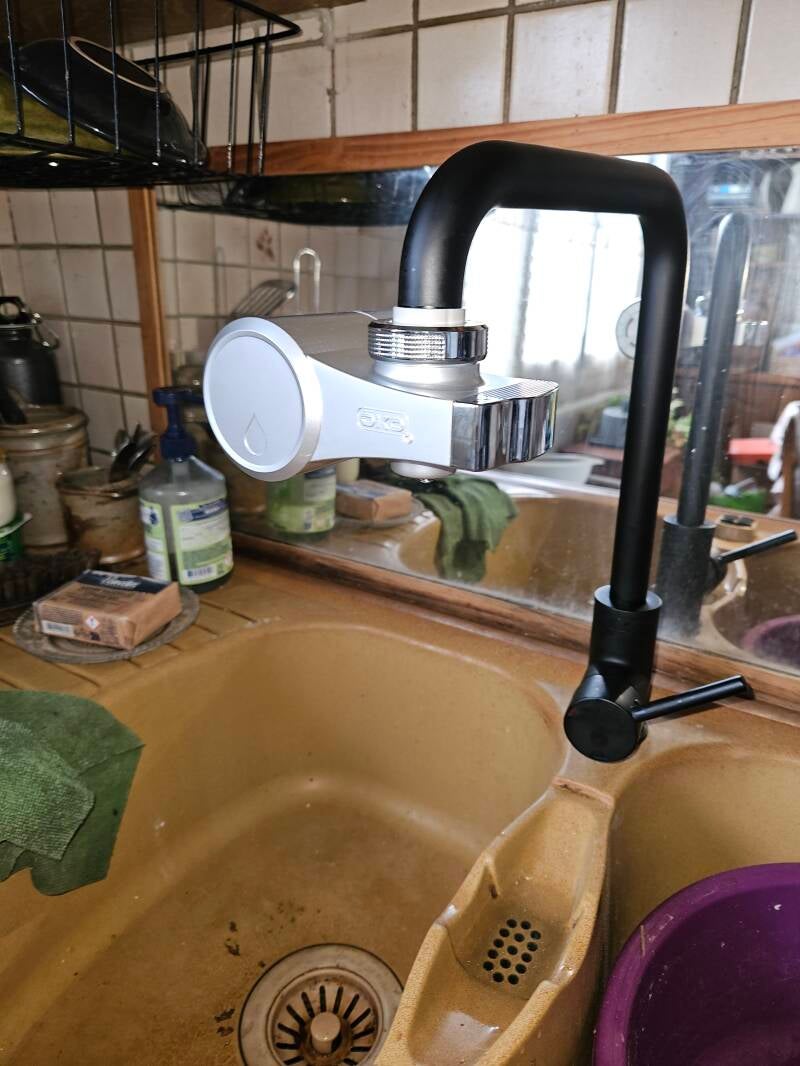 Robinet après + installation de filtre