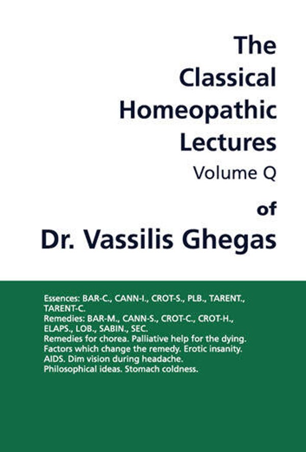 Ghegas V.: Book volume Q