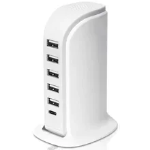 Multi Port USB Charger Type C-A