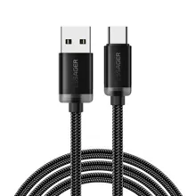 ESSAGER ES-X60 1m USB to Type-C Phone Charging Cable 3A Braided Data Cable