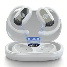 T20 Bluetooth-compatible Music Earphones Noise Cancelling Multi Language Translation Headphones - White