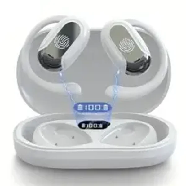 T20 Bluetooth-compatible Music Earphones Noise Cancelling Multi Language Translation Headphones - White