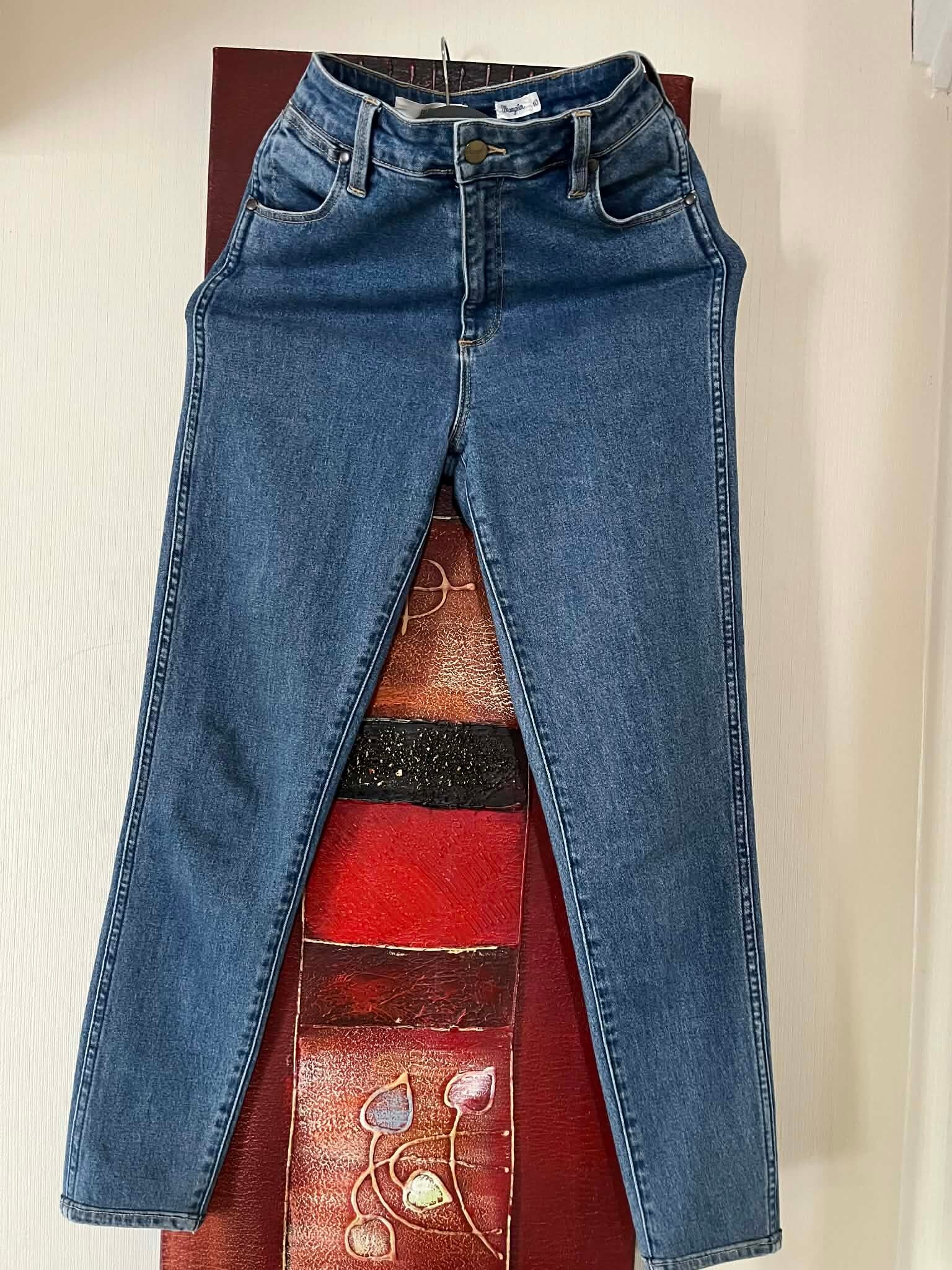 Stephanie Denim Jeans -  HI PINS Wrangler Blue