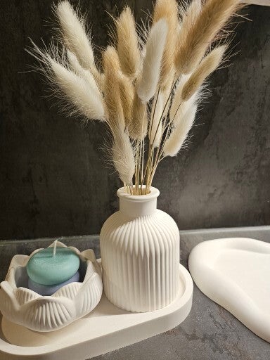 White Gypsum Decor