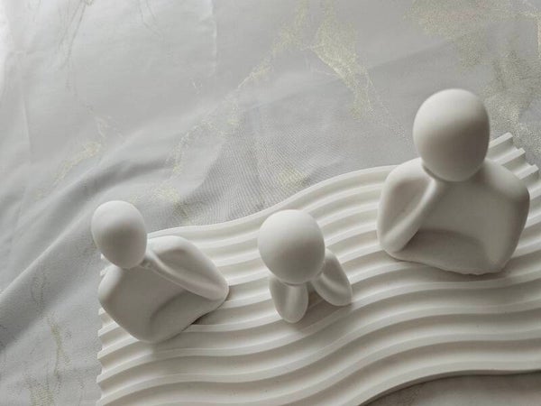 3pcs Abstract Figures
