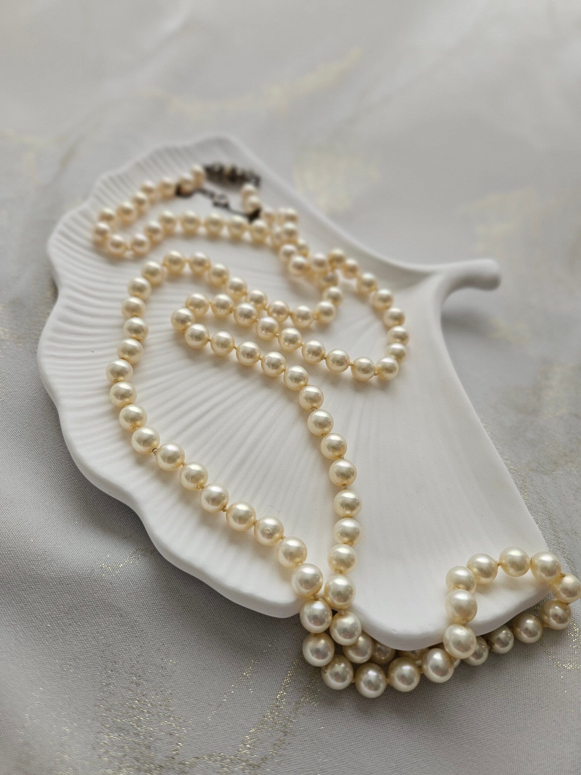 Handmade Gypsum Leaf Shape Tray