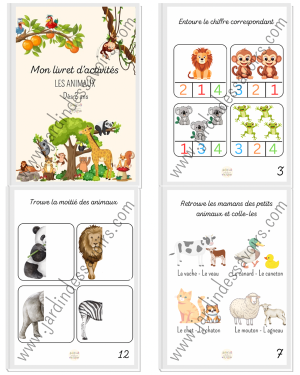Livret d’activités - Les animaux