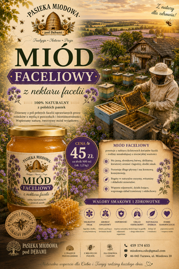 Miód faceliowy