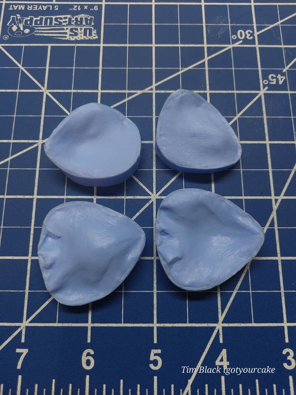 Open rose petal veiner set