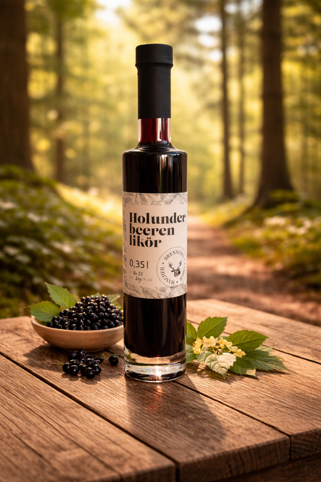 Hollunderbeeren Likör