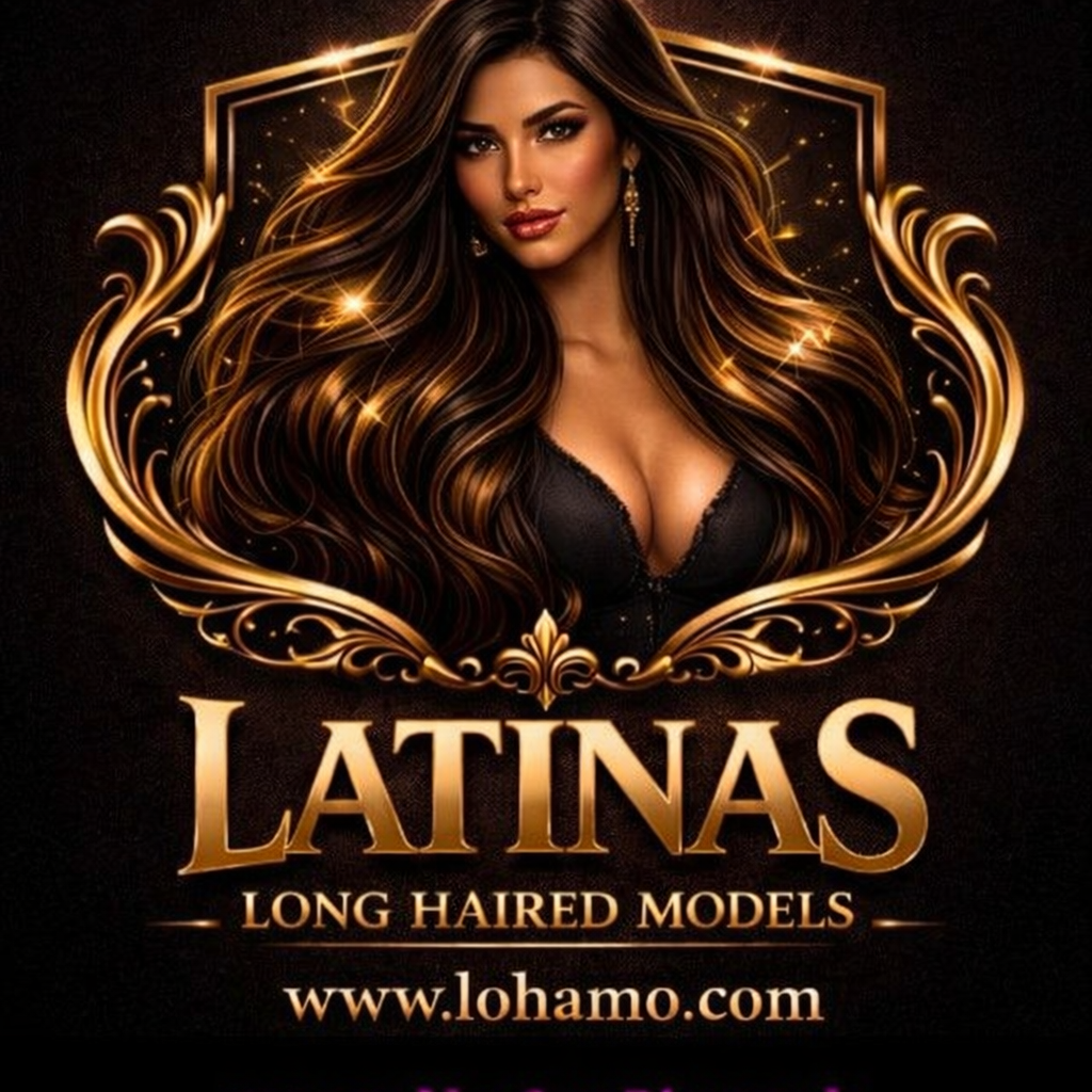 Latinas mit sehr langen Haaren und Eleganz