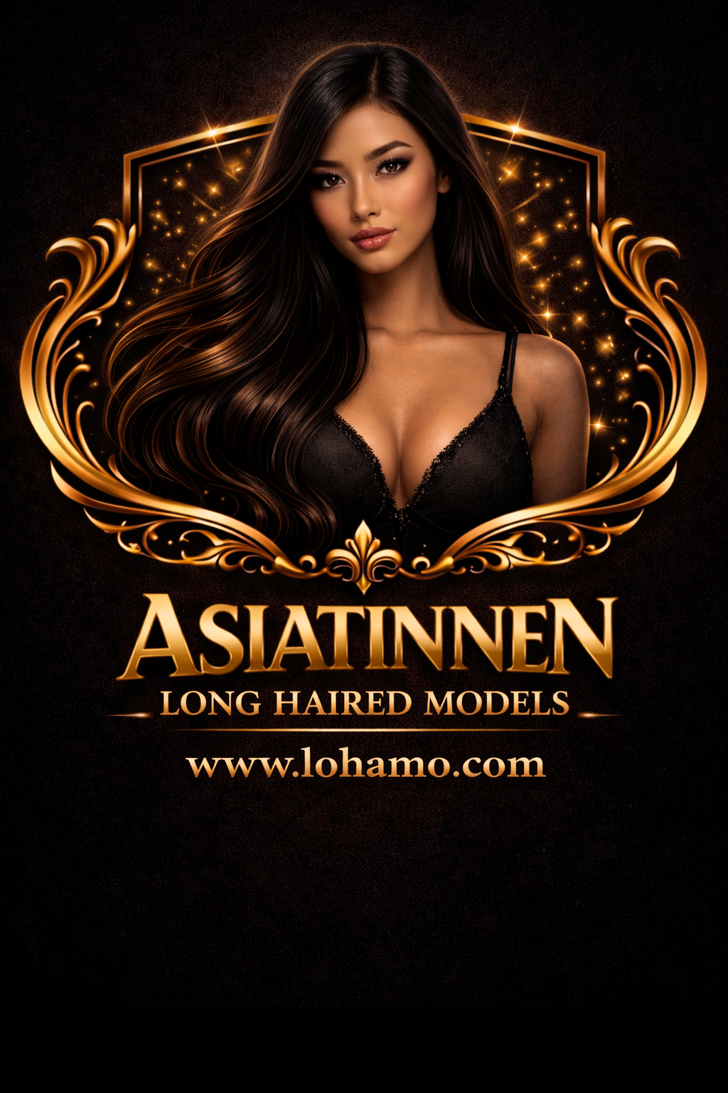 Asiatisches Model mit langen Haaren – schöne langhaarige Asiatinnen und Models auf Lohamo