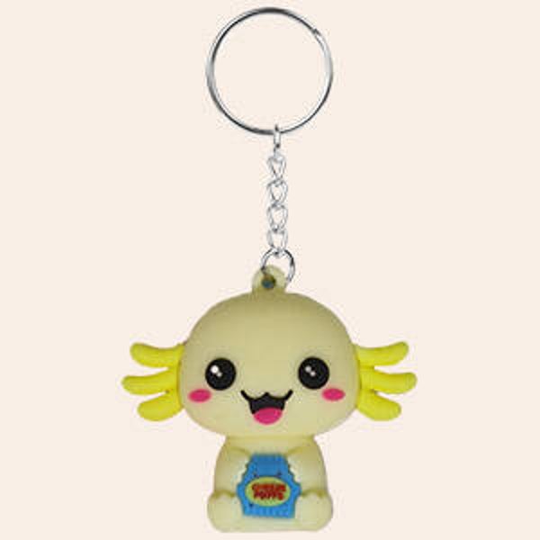 Snaxolotl sleutelhanger cheese puffs