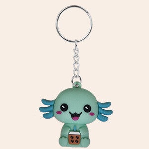 Snaxolotl sleutelhanger bubbletea