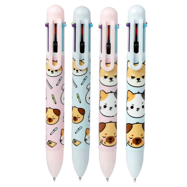 Huisdieren Meer Kleuren Pen (6 kleuren)