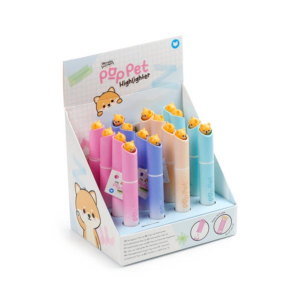 Shiba Inu Hond Pop Pet Highlighter Pen