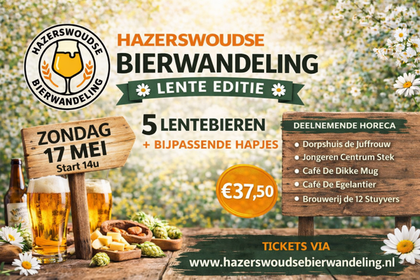 Hazerswoudse Bierwandeling lente Editie 17 mei