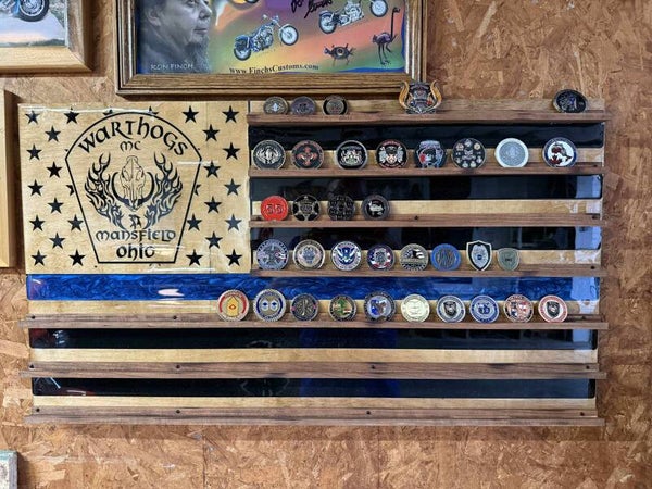 Flag Challenge Coin Holder (36"x19")