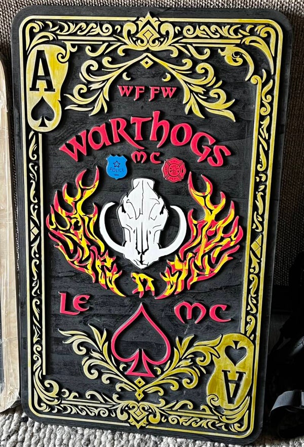 Medium Size Warthog Ace of Spades