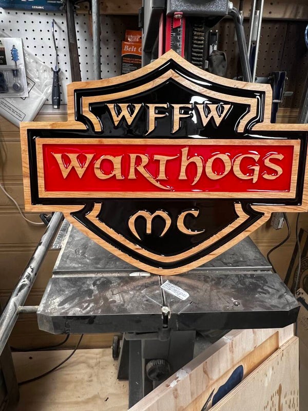 Warthog Banner HD – 20" x 15" Premium Hardwood