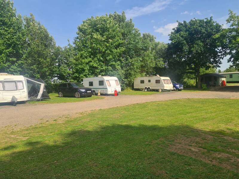 An image of the campsite at Hot Tub Retreat at Sycamore Cottage Campsite