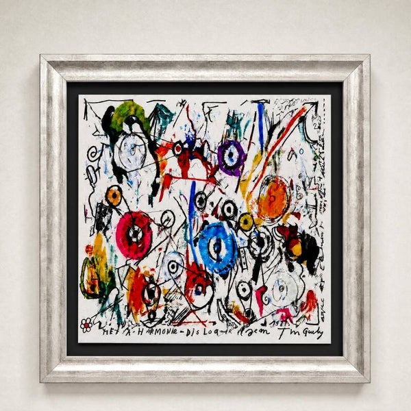 Reproduction Encadrée "Méta-Harmonie" - Jean Tinguely | L'Encadrement Martin