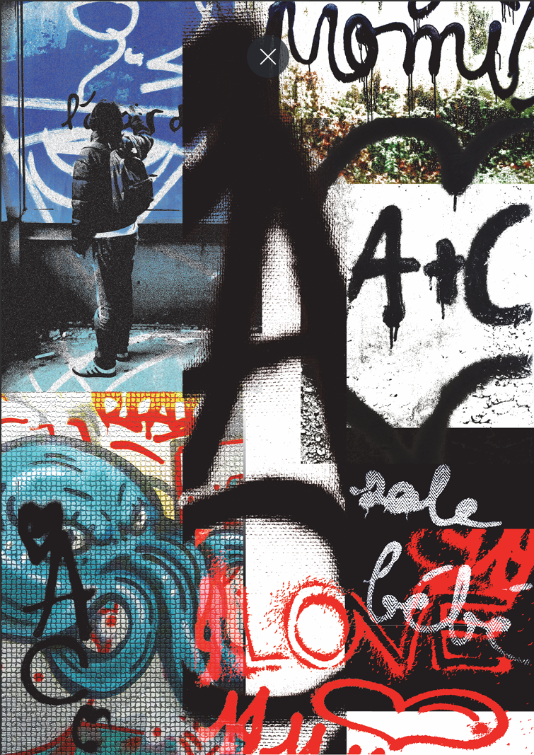 "Amour 3" – Collage Street Art Photographique par Chiara Arcella