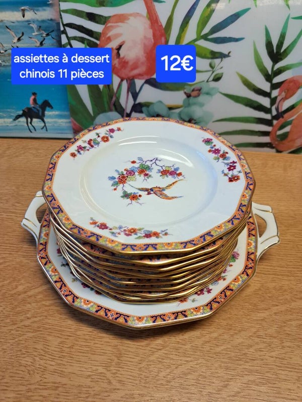 Service à dessert chinois
