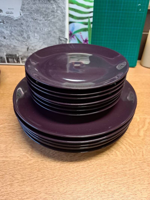 Ensemble assiettes 6 personnes