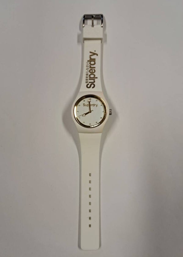 Montre femme Superdry blanche