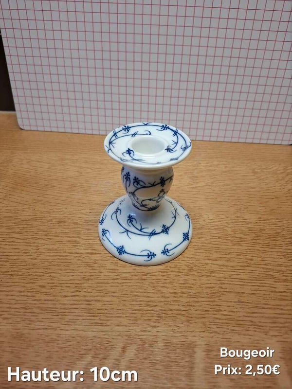 Bougeoir en porcelaine