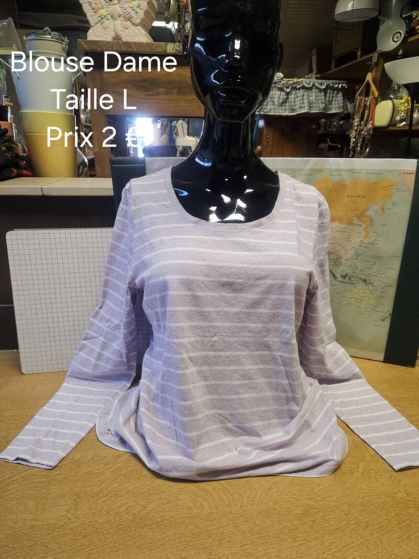 T-shirt dame Manche longue Taille L