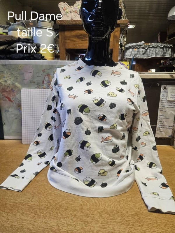 T-shirt manche longue dame Taille S
