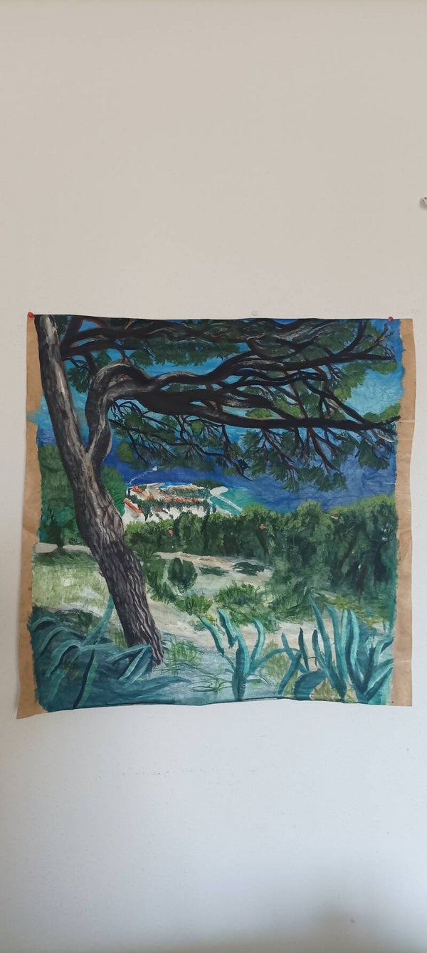 Vue sur le port (paysage croate)