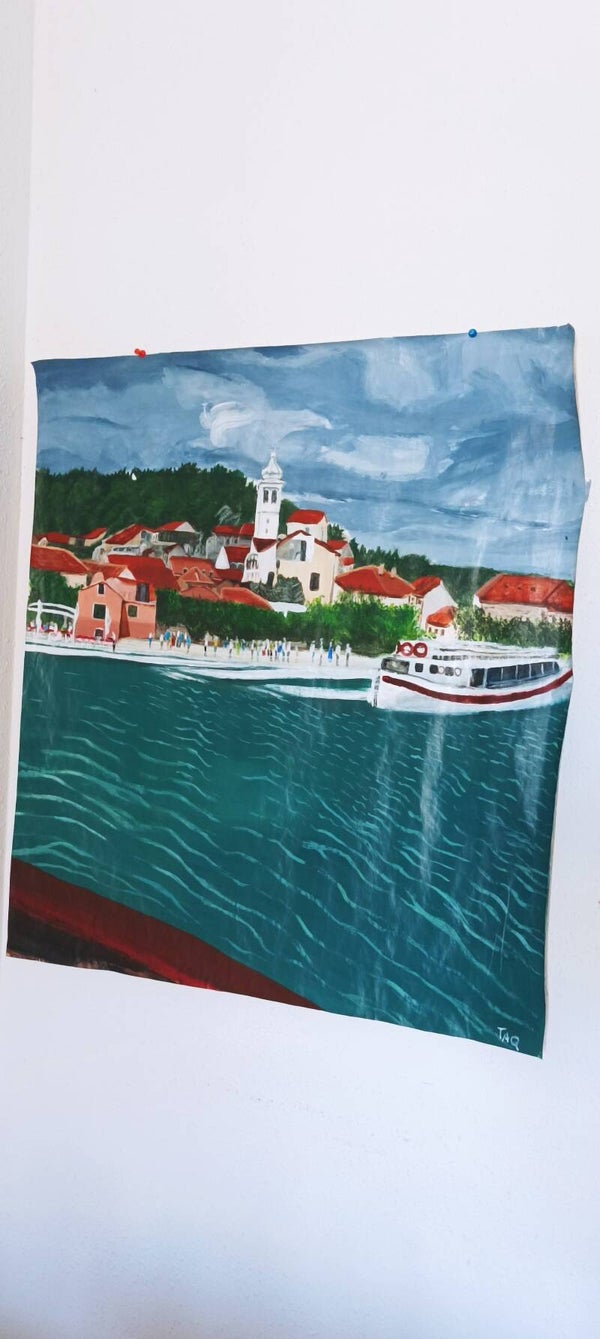 Le port (paysage croate)