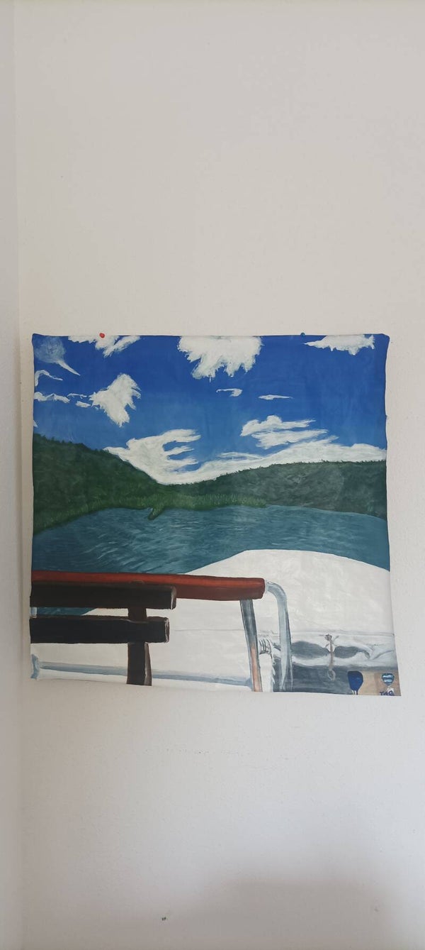 Promenade en bâteau ( paysage croate)