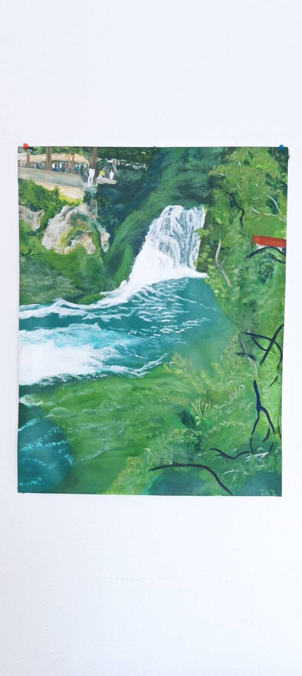 Dame cascade (paysage croate)