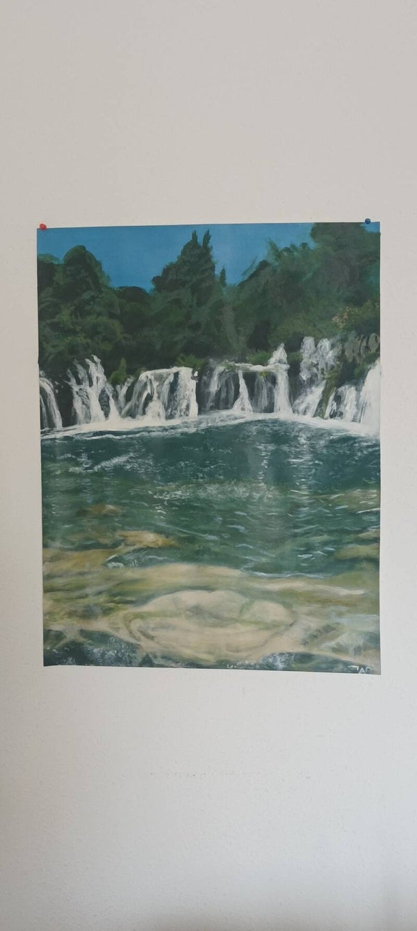 Les cascades (paysage croate)