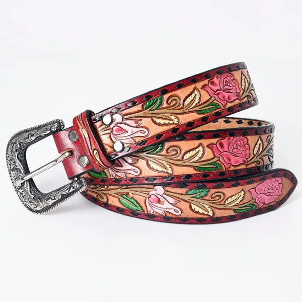 Riem western roze