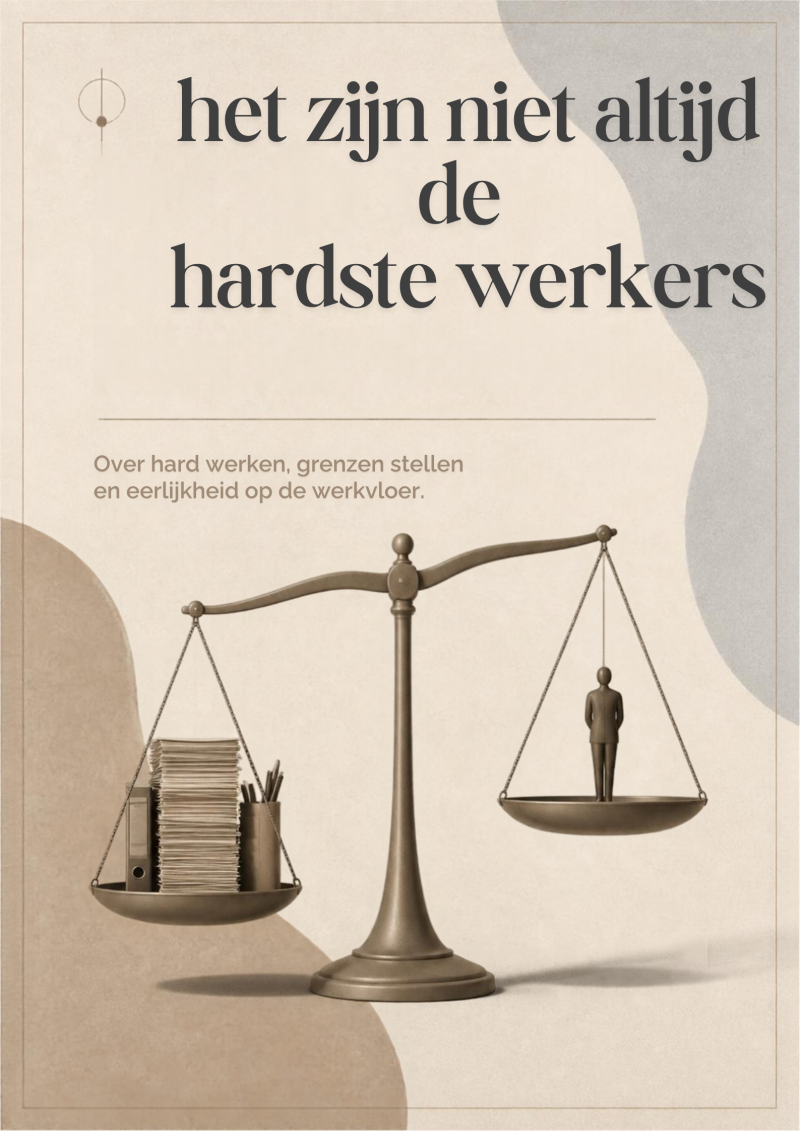 Weegschaal uit balans als symbool voor oneerlijke verdeling van werk, waardering en kansen.