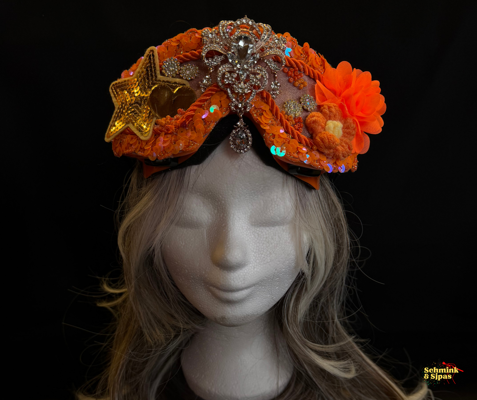 Orange Royal Sparkle skibril