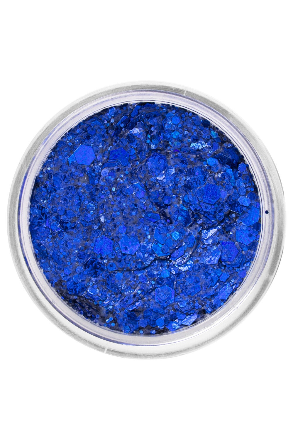 PXP pressed chunky glitter cream deep blue something