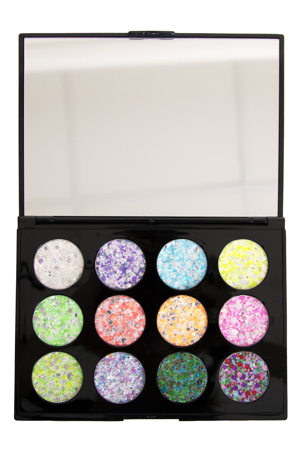 PXP Palette Le Printemps pressed chunky glitter cream 12 kleuren
