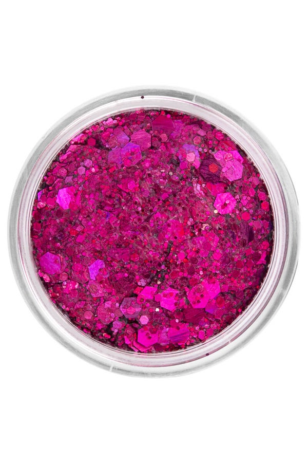 PXP pressed chunky glitter cream pink fuchsia