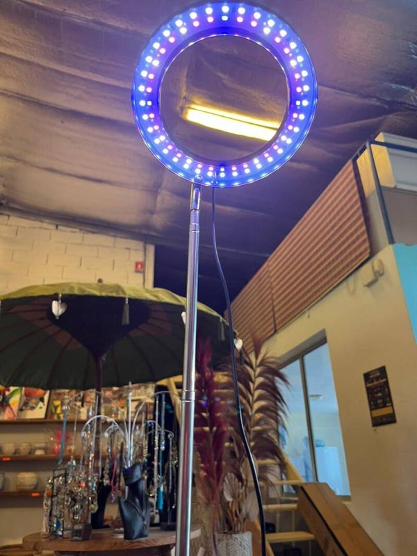 Lampe de croissance LED pour plantes Grand - Anneau Lumineux Réglable