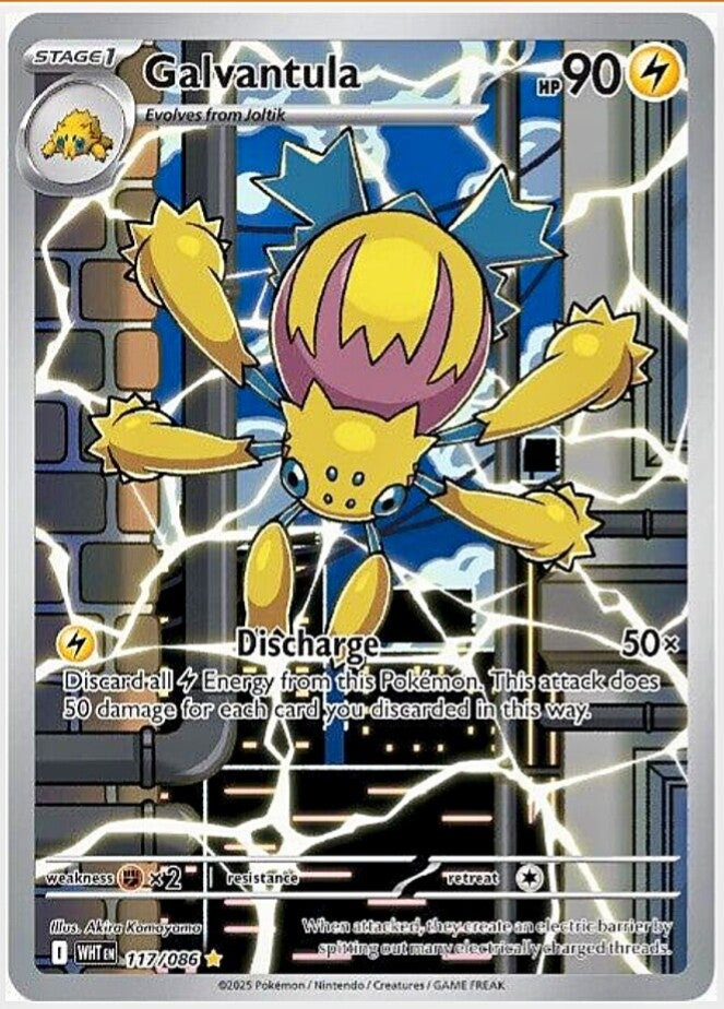 Galvantula - 117/086 - SV: White Flare (WHT) SV: White Flare NM