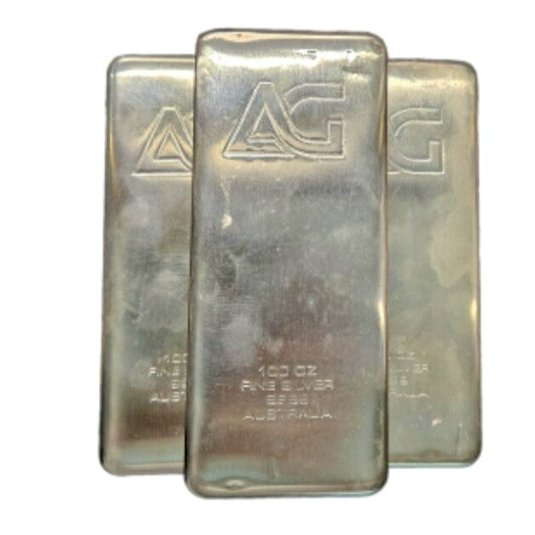 100 Oz Silver Bar Purity 999+