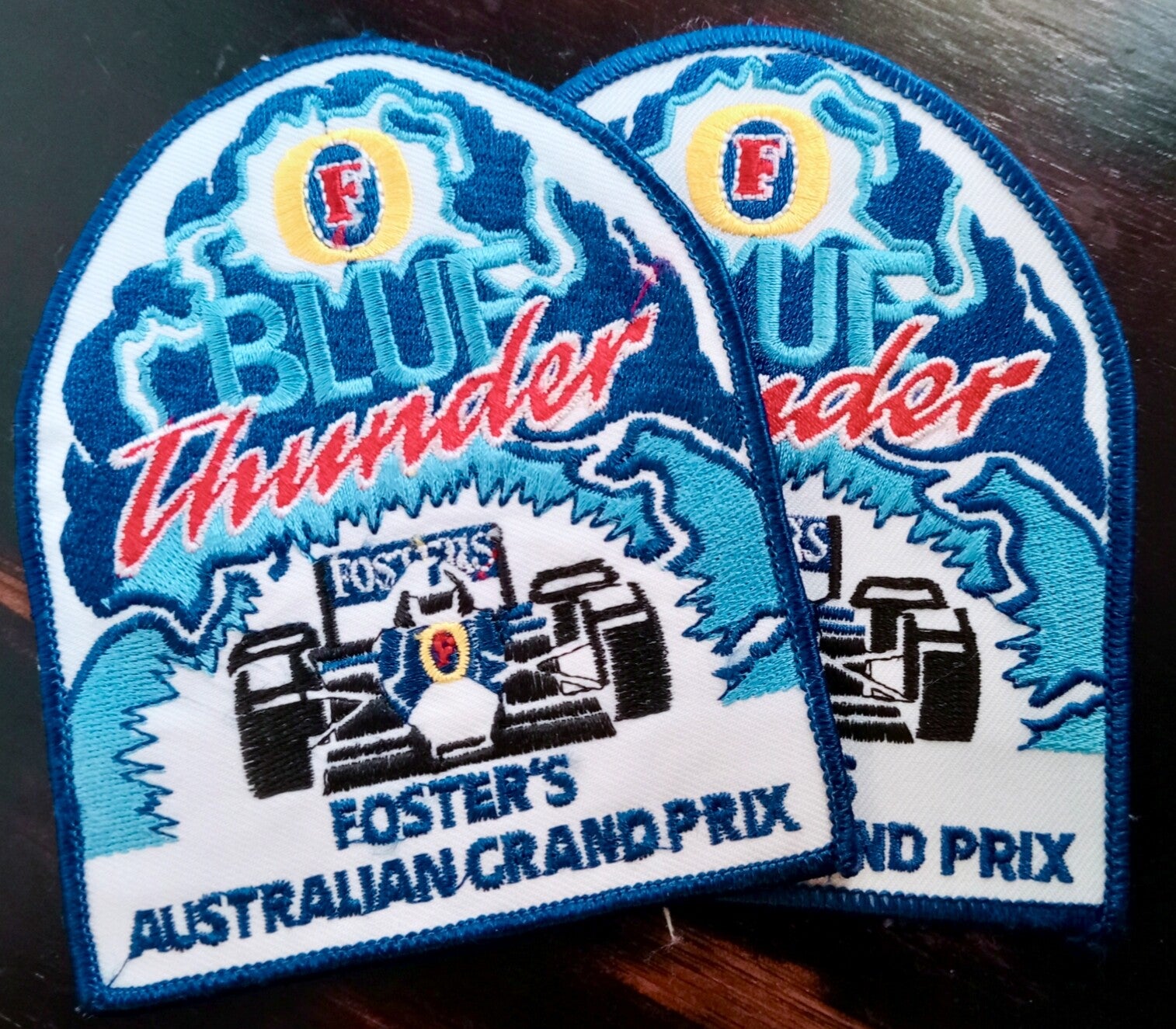Fosters Blue Thunder Australian Grand Prix Patches