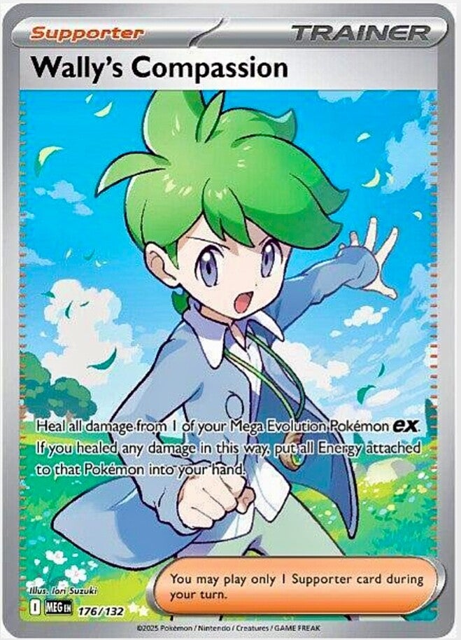 Wally's Compassion Trainer Card Pokémon
