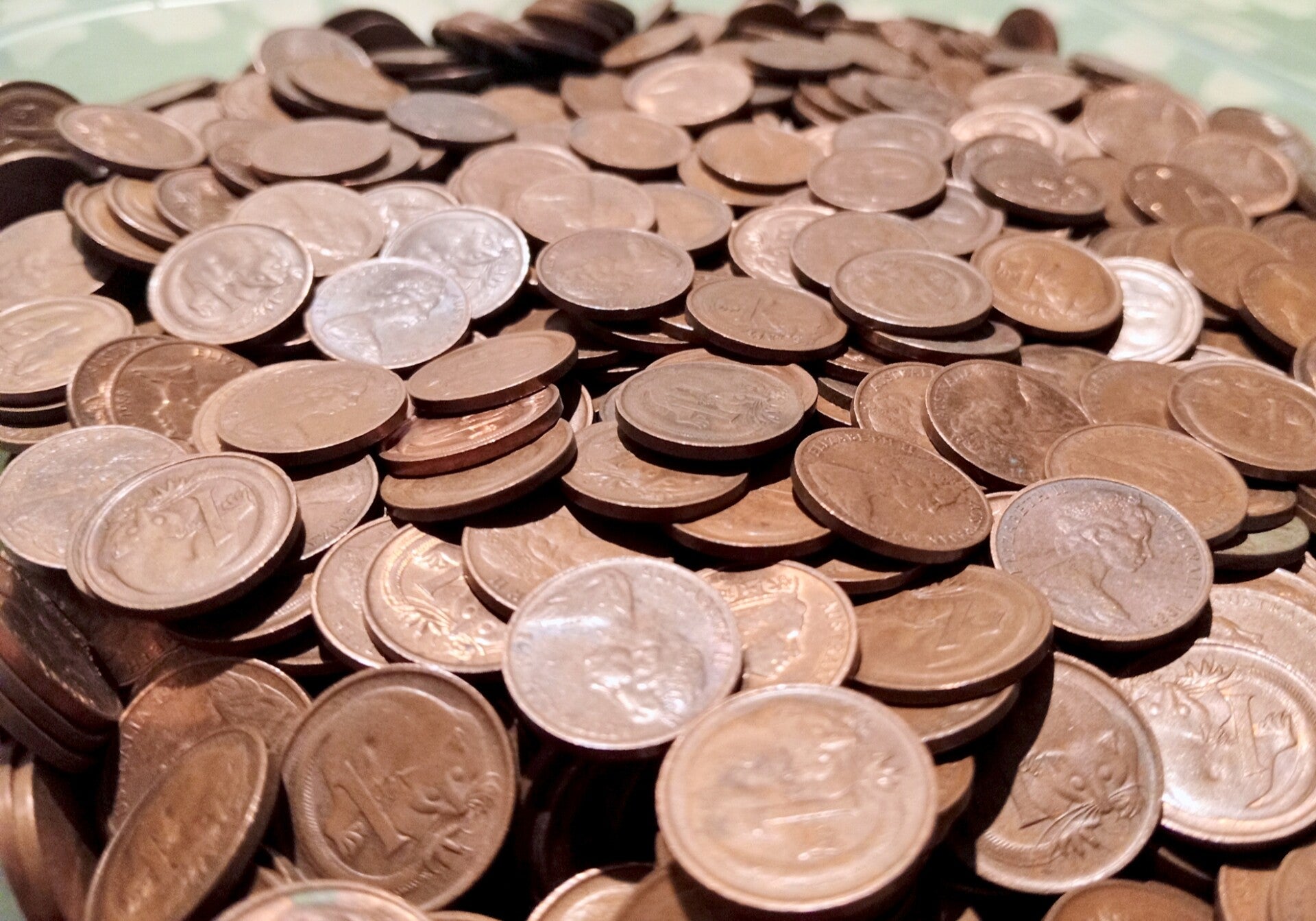1kg Australian 1 cent coins